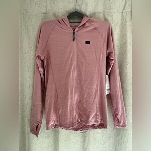 Pink Long Sleeve Sun Hoodie